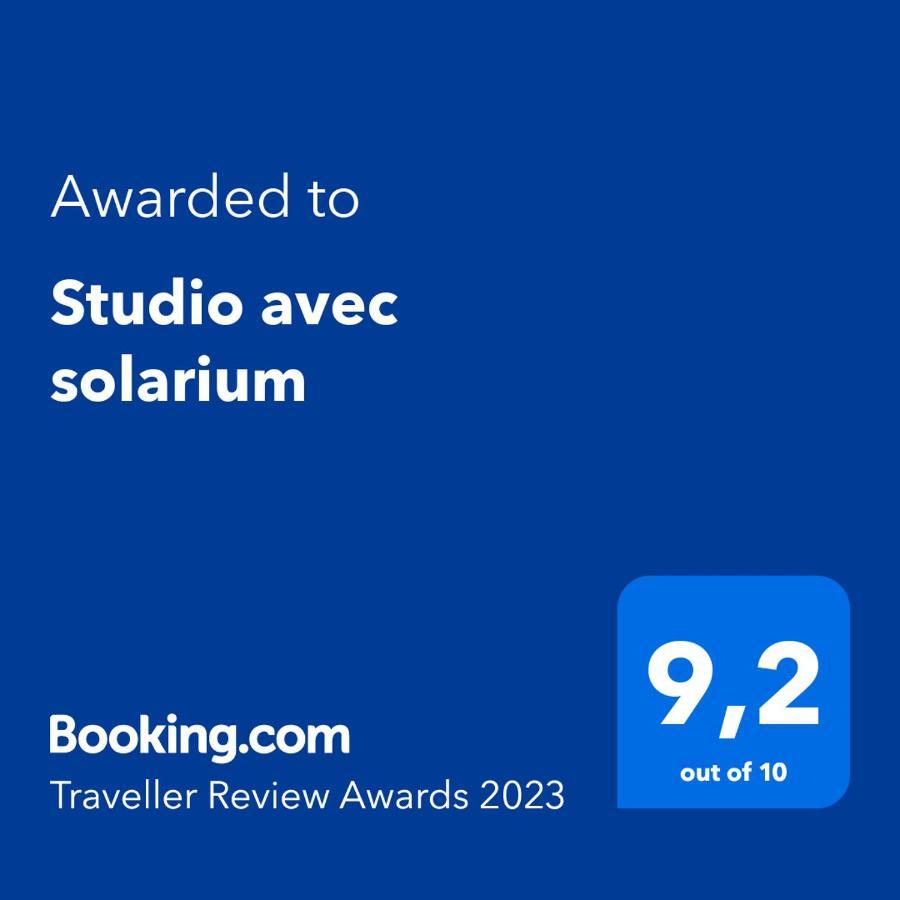 Studio Avec Solarium Бур-Сен-Морис Экстерьер фото